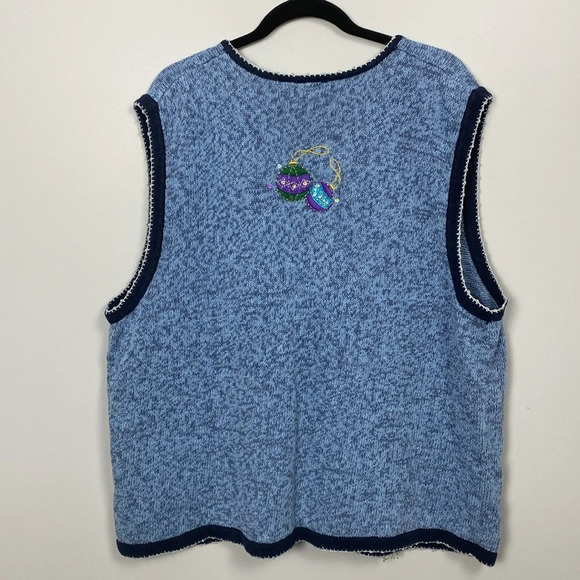 White Stag Women’s Holiday Sweater with snowman - Picture 2 of 8